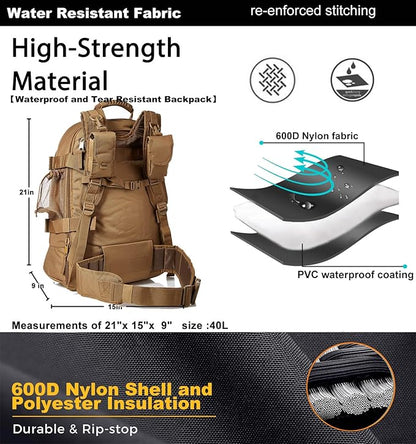 Miramrax Tactical Backpack Military Army Daypack - Image 4