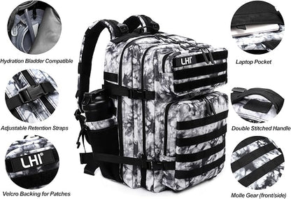 LHI Military Tactical Backpack for Men Molle Daypack 45L Army 3 Days Assault - Image 5