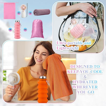 10 Set Theme Park Necessities Cruise Ship Accessory Kit Collapsible Water - Image 5