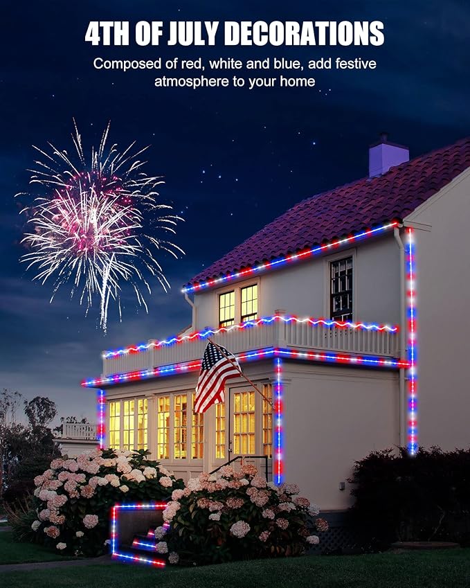 Color Changing Rope Lights Outdoor - 99ft 300 LED Outdoor String Lights - Image 8