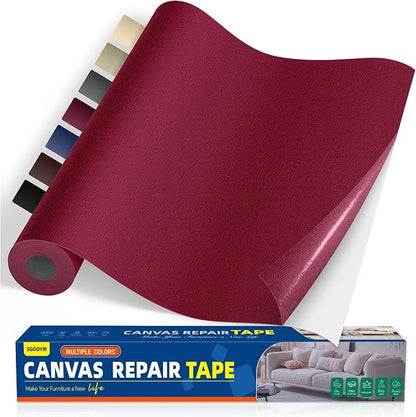 Self-Adhesive Canvas Repair Tape, Fabric Patch Repairs Kit by Sgooyir