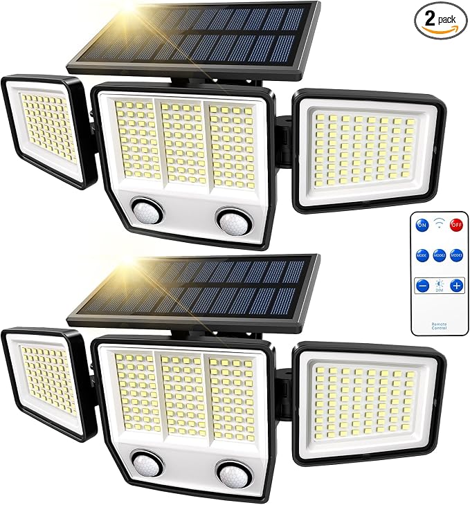 Solar Motion Sensor Outdoor Lights Waterproof by MDCMDCMSolarLightsOutdoor