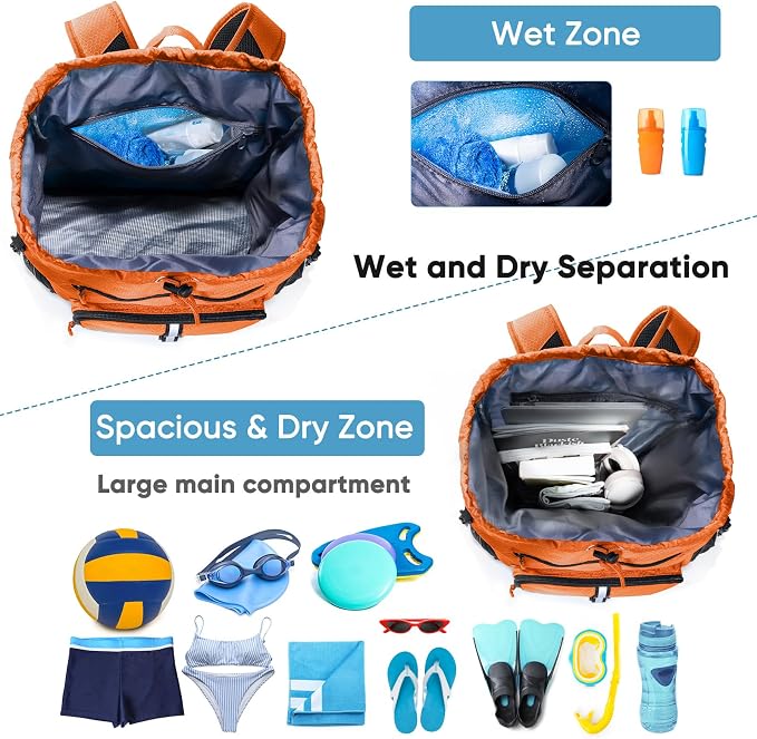 Large Beach Backpack Waterproof Sandproof - Image 2