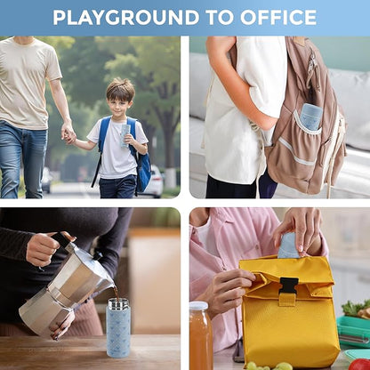 【Upgraded】Exllena Small Insulated Water Bottle 8 oz/250ml– Mini Insulated Water - Image 6