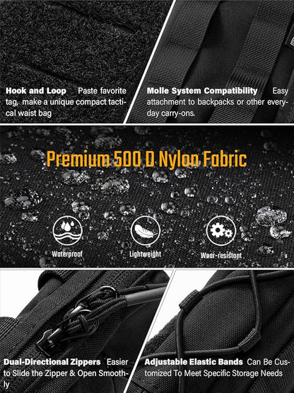 TACTICAL GEEK Block E4.0 EDC Compact Waist Pouch, Utility Pocket Organizer - Image 2