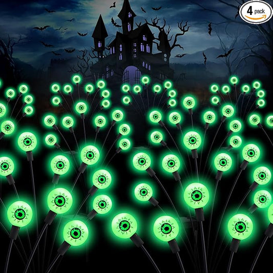 ASMAD Scary Solar Eyeball Lights, Waterproof Swaying Firefly Path Lights by ASMAD