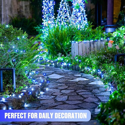 JMEXSUSS 2 Pack Solar String Lights Outdoor Waterproof, Total 400 LED 151FT - Image 4
