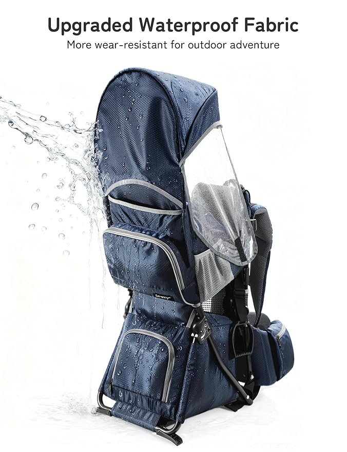 besrey Baby Backpack Carrier, Toddler Hiking Backpack - Image 5