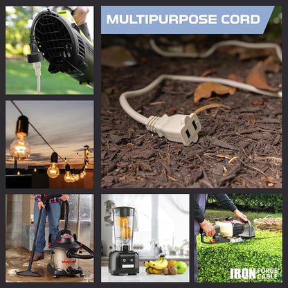 Iron Forge Cable 2 Prong Extension Cord 6 ft - Image 3