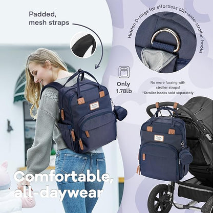 RUVALINO Diaper Bag Backpack, Diaper Changing Totes, Waterproof and Stylish - Image 6