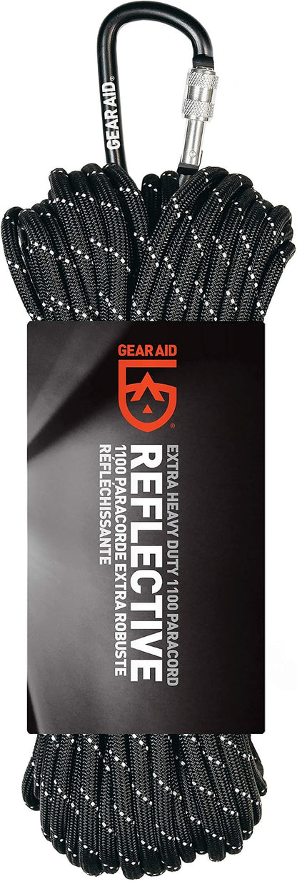 GEAR AID 1100 Paracord and Carabiner, 5.5 mm Heavy-Duty Cord by GEARAID