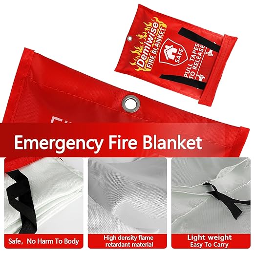 Fire Blanket - Thick Fire Blanket Fire Suppression Blanket - Fire Blankets - Image 2