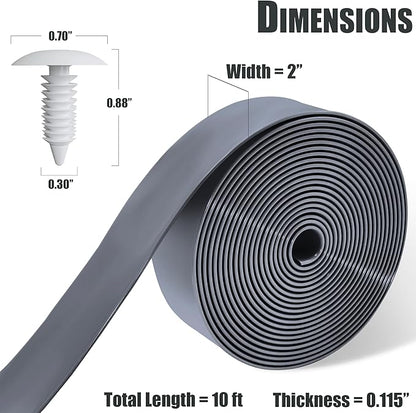 Vinyl Straps for Patio Chair Repair Kit 2'' Wide 10 Ft Long Replacement Straps - Image 2