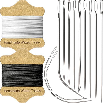 VONEEDL Upholstery Repair Kit: Waxed Sewing Thread & Heavy Duty Needles by VONEEDL