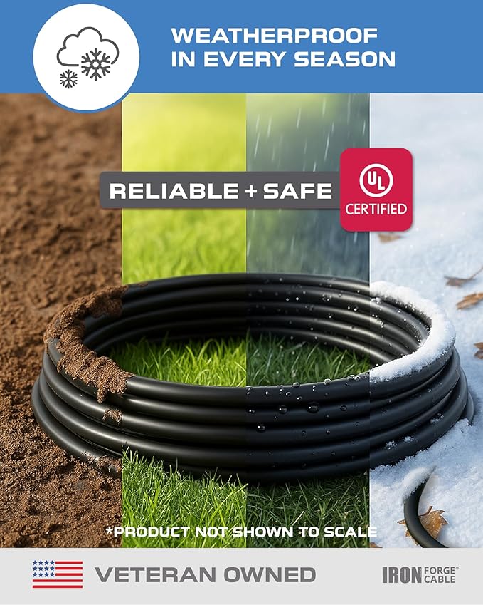 IRON FORGE CABLE 2 Pack of 6 Ft Outdoor Extension Cords - Image 2