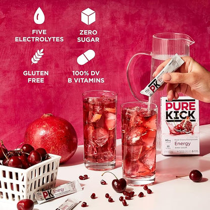 PURE KICK Energy Singles To Go Drink Mix, Includes 12 Boxes - Image 4