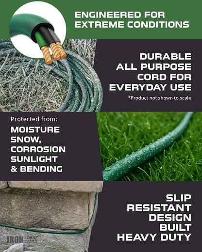 Iron Forge Cable 40 Foot Outdoor Extension Cord - Image 4