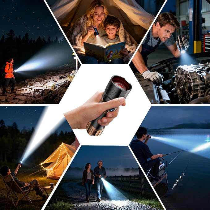 SKYFIRE Rechargeable Flashlights High Lumens Plus - Image 8