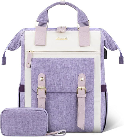 LOVEVOOK Laptop Backpack for Women Work Teacher Bag Travel Backpack, Stylish by LOVEVOOK
