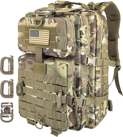 Hannibal Tactical MOLLE Assault Backpack, Tactical Backpack Military Army by HannibalTactical