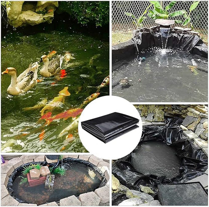 ToLanbbt Pond Liner 7 x 10 Ft, 20 Mil HDPE UV Resistant Preformed Pond Liner - Image 6