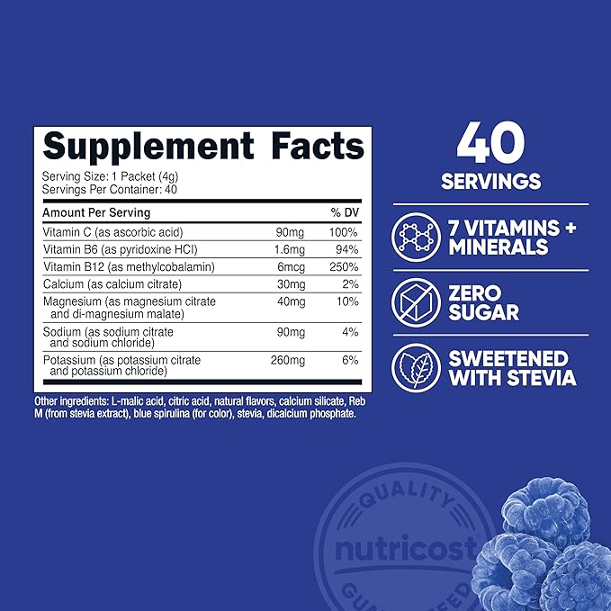 Nutricost Electrolytes Complex, 40 Stickpacks - Image 2