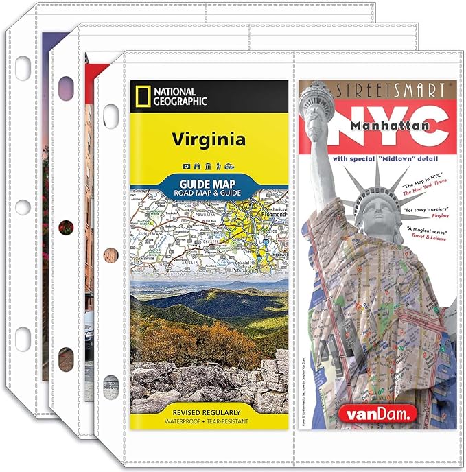 Folded Map Sleeves, Map Protector, Envelopes Page by TUTATA