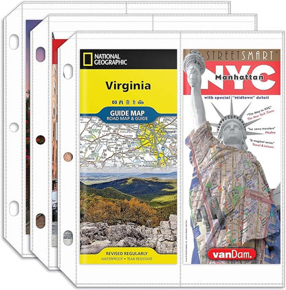 Folded Map Sleeves, Map Protector, Envelopes Page by TUTATA