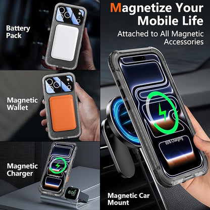 SPIDERCASE Magnetic for iPhone 17 Pro Max Case Waterproof, 12FT Military - Image 5