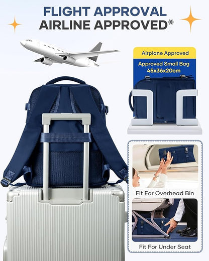 coofay Travel Backpack Carry on Flight Approved Carry on Backpack - Image 7