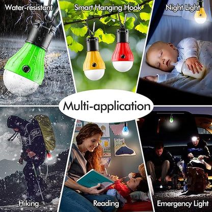 FLY2SKY Tent Lamp 5 Packs Portable Tent Light Clip Hook Hurricane Emergency - Image 4