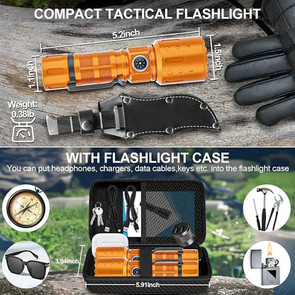 Banral Flashlights High Lumens Rechargeable, Super Bright Long Range Small - Image 2