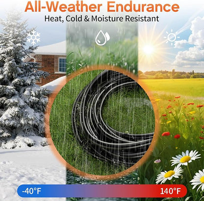 15 ft 12 Gauge Heavy Duty 3 Outlet Extension Cord Splitter - Image 6