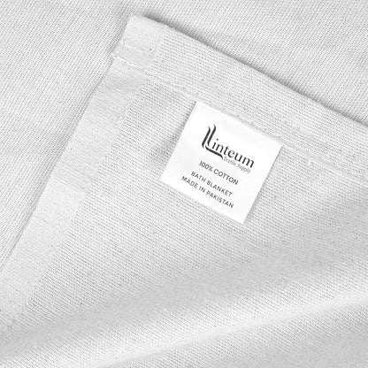 Linteum Textile 100% Cotton Hospital Patient Bath Blanket, Bed Bath Sheet - Image 6