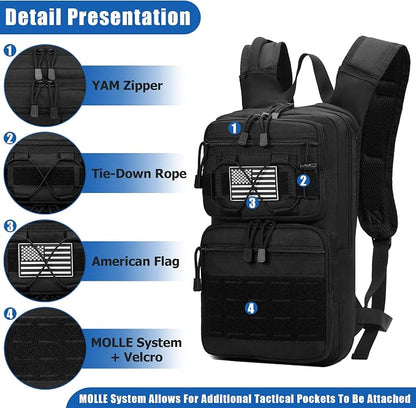 1050D Tactical Hydration Backpack - Image 2