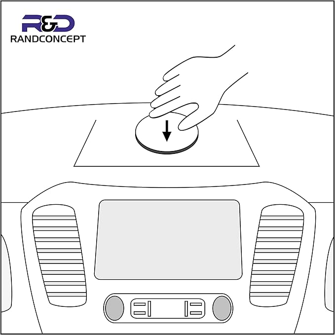 Randconcept - 95mm Adhesive Dashboard Pad Mounting Disk - Image 3
