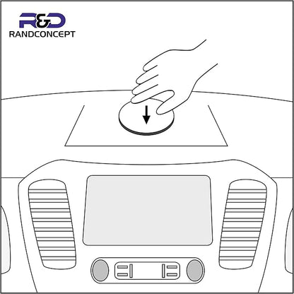 Randconcept - 95mm Adhesive Dashboard Pad Mounting Disk - Image 3