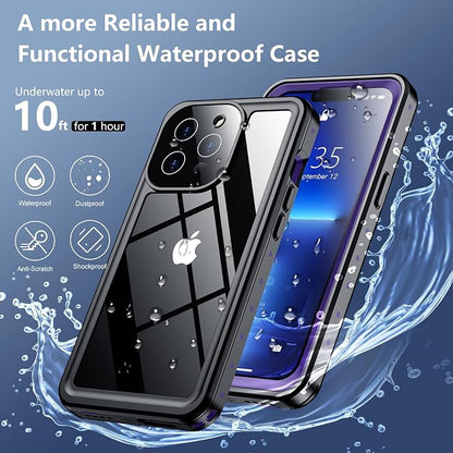 SPIDERCASE for iPhone 13 Pro Max Case Waterproof, Built-in Lens & Screen - Image 3