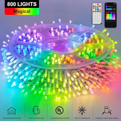JMEXSUSS 800 LED RGB String Light Outdoor Indoor - Image 2