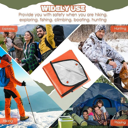 Kingdder 2 Pcs Heavy Duty Emergency Blankets - Image 7