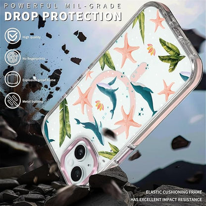 Case for iPhone 15, Sealife Whale Ocean Wildlife Clear Phone Case Design，for - Image 5