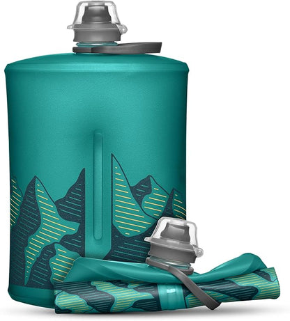 HydraPak Stow Collapsible Water Bottle – 350ml, 1L – Ultralight, Leak-Proof by Hydrapak