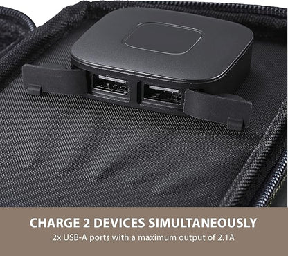 ELECOM NESTOUT Portable Solar Panel, Dual USB-A Ports, 28W Power Generation - Image 4