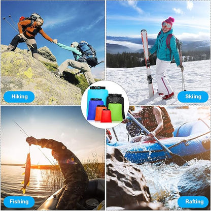 Shappy 6/12 Pcs Waterproof Dry Bags, Lightweight Outdoor Waterproof Dry Stuff - Image 7