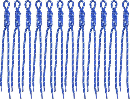 Paracord Keychain Paracord Bag Charm 12pcs Braided Nylon Rope Keychain Cord by Cmidy