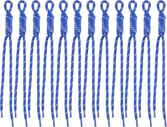 Paracord Keychain Paracord Bag Charm 12pcs Braided Nylon Rope Keychain Cord by Cmidy