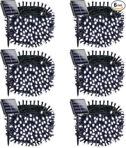 OZS 6 Pack 480LED Solar String Lights by OZS