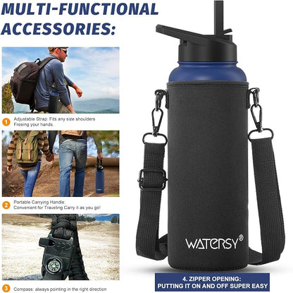 40oz Insulated Water Bottle, BPA Free&Leak Proof, Stainless Steel Water Flask - Image 6