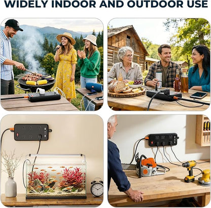 Outdoor Power Strip Weatherproof, IPX6 Waterproof Surge Protector - Image 8