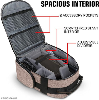 USA Gear Audio Equipment Backpack Fits Audio-Technica System 10, Shure BLX4 - Image 4